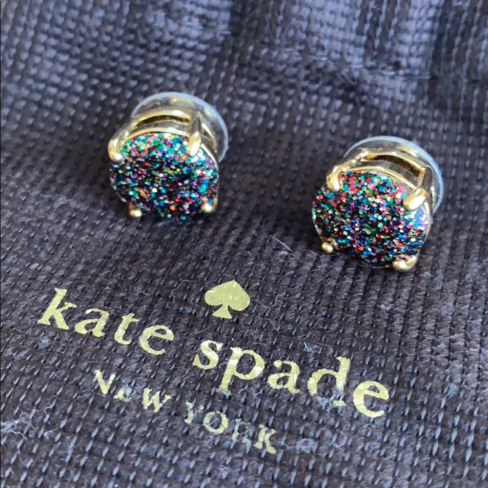 Kate spade glitter post earrings